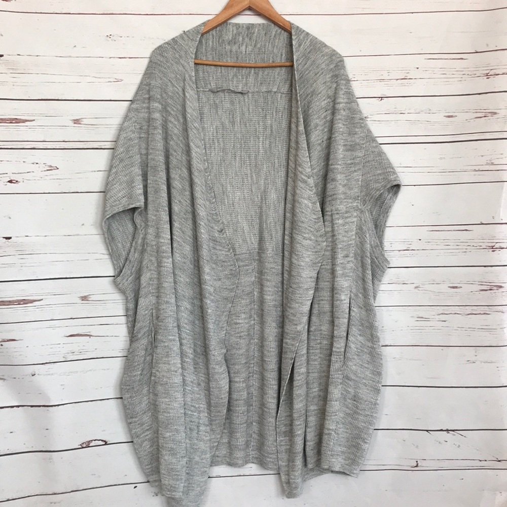 Athleta long duster cardigan sweater w/ pockets